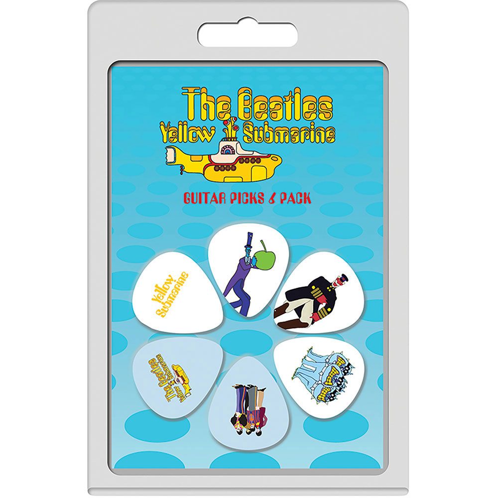 The Beatles - Yellow Submarine 2 6Pack Plectrum - Multicolours